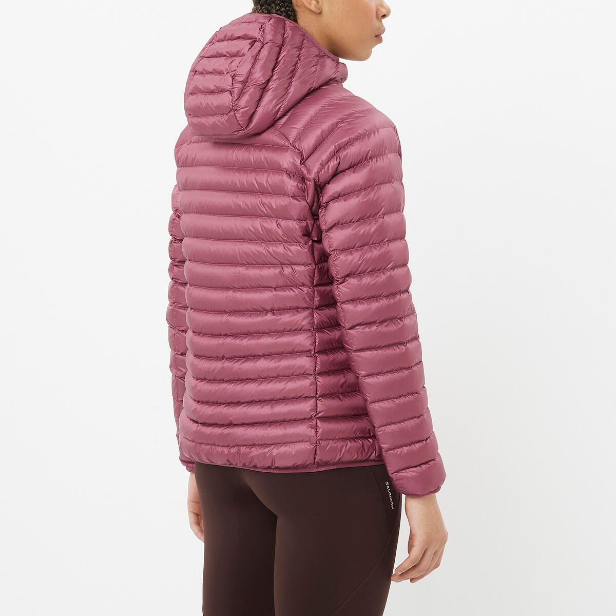 Chaqueta de plumón con capucha para mujer ELIXIR MICRO DOWN HD W SALOMON - Marrón Marrón-2
