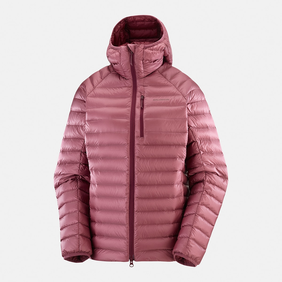 Chaqueta de plumón con capucha para mujer ELIXIR MICRO DOWN HD W SALOMON - Marrón Marrón-9