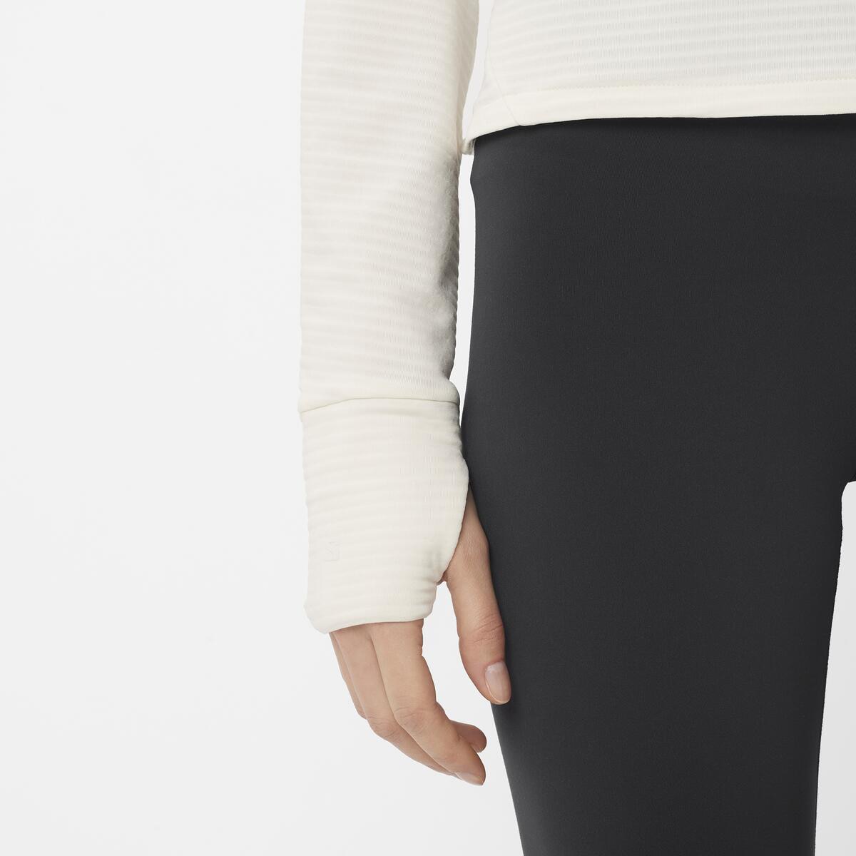 Prenda interior de manga larga para mujer SNTIAL LIGHTWARM CN W SALOMON - Blanco Blanco-3