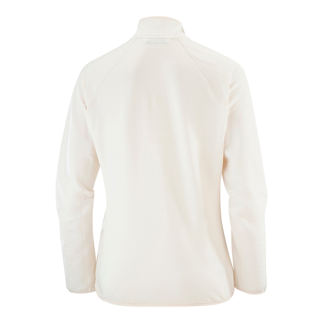 Imagen 6 de Prenda intermedia de media cremallera para mujer SNTIAL LIGHTWARM HZ W SALOMON - Blanco Blanco