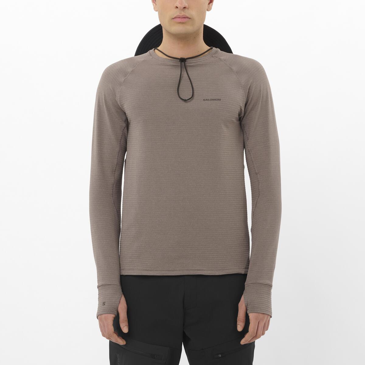 Prenda interior de manga larga para hombre SNTIAL LIGHTWARM CN M SALOMON - Rojo Rojo-1