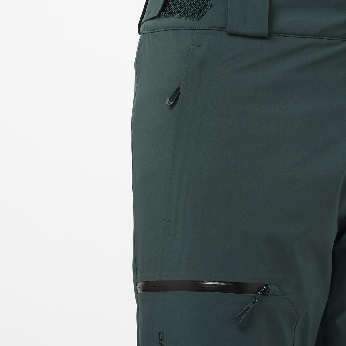 Pantalón de esquí para hombre BRILLIANT PANT M SALOMON - Verde Verde-3