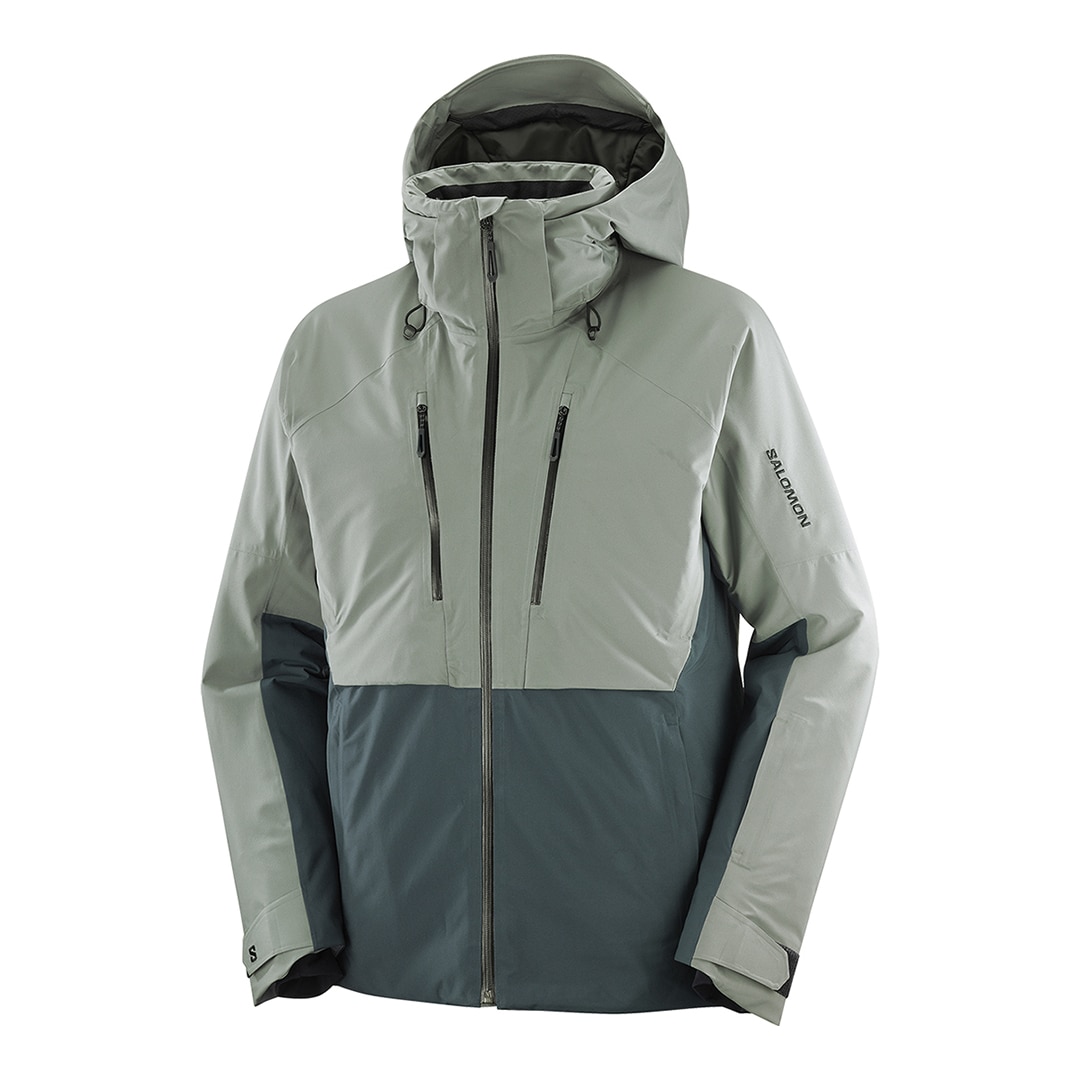 Chaqueta aislada con capucha para hombre BRILLIANT 2.0 JACKET M SALOMON - Verde Verde-5