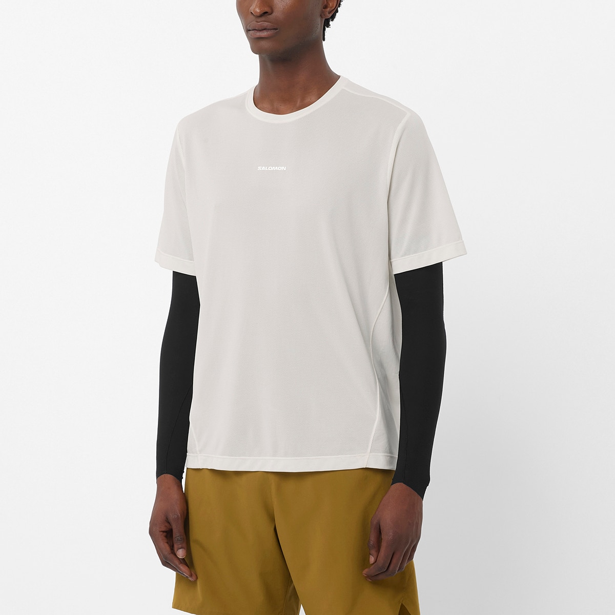 Salomon Camiseta de manga corta para hombre SHKout CORE SS TEE M Blanco