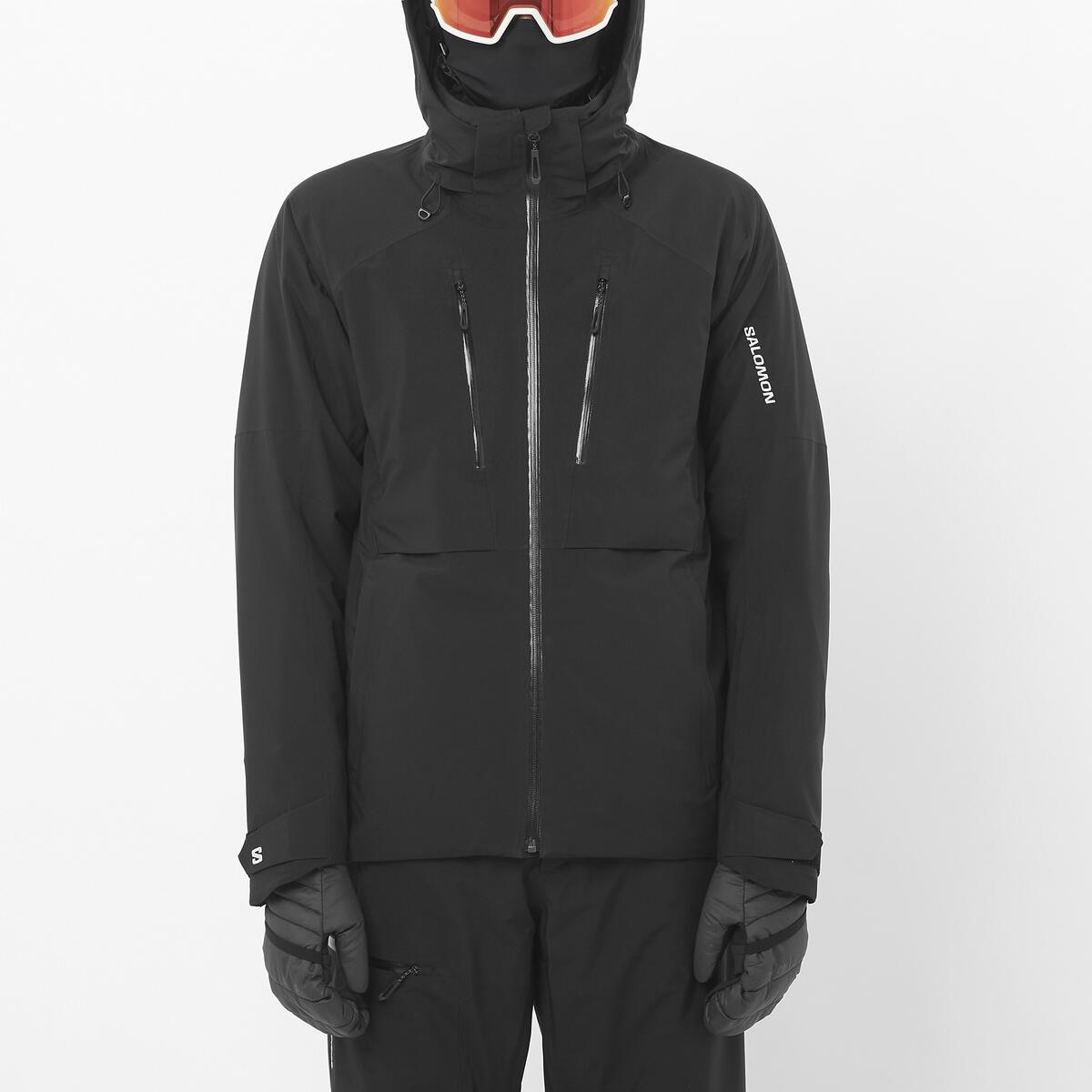 Imagen 1 de Chaqueta aislada con capucha para hombre BRILLIANT 2.0 JACKET M SALOMON Negro