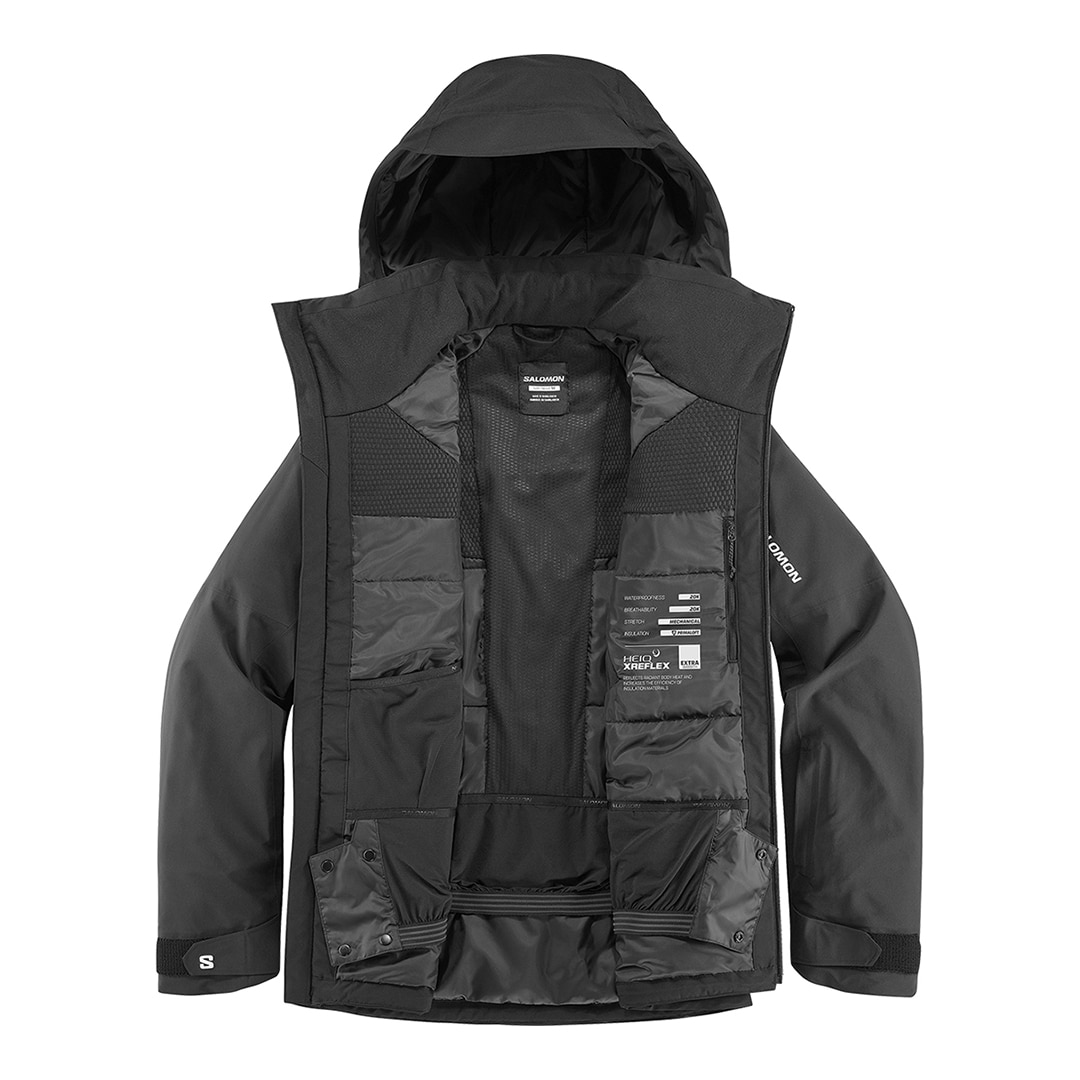 Imagen 7 de Chaqueta aislada con capucha para hombre BRILLIANT 2.0 JACKET M SALOMON - Negro Negro
