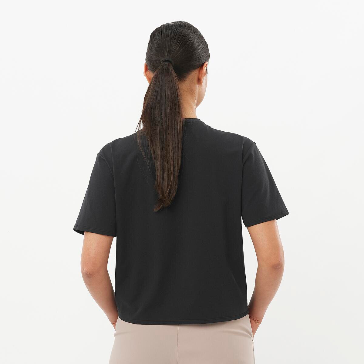 Imagen 2 de Camiseta de manga corta para mujer TRACKLINE SS TEE W SALOMON - Negro Negro