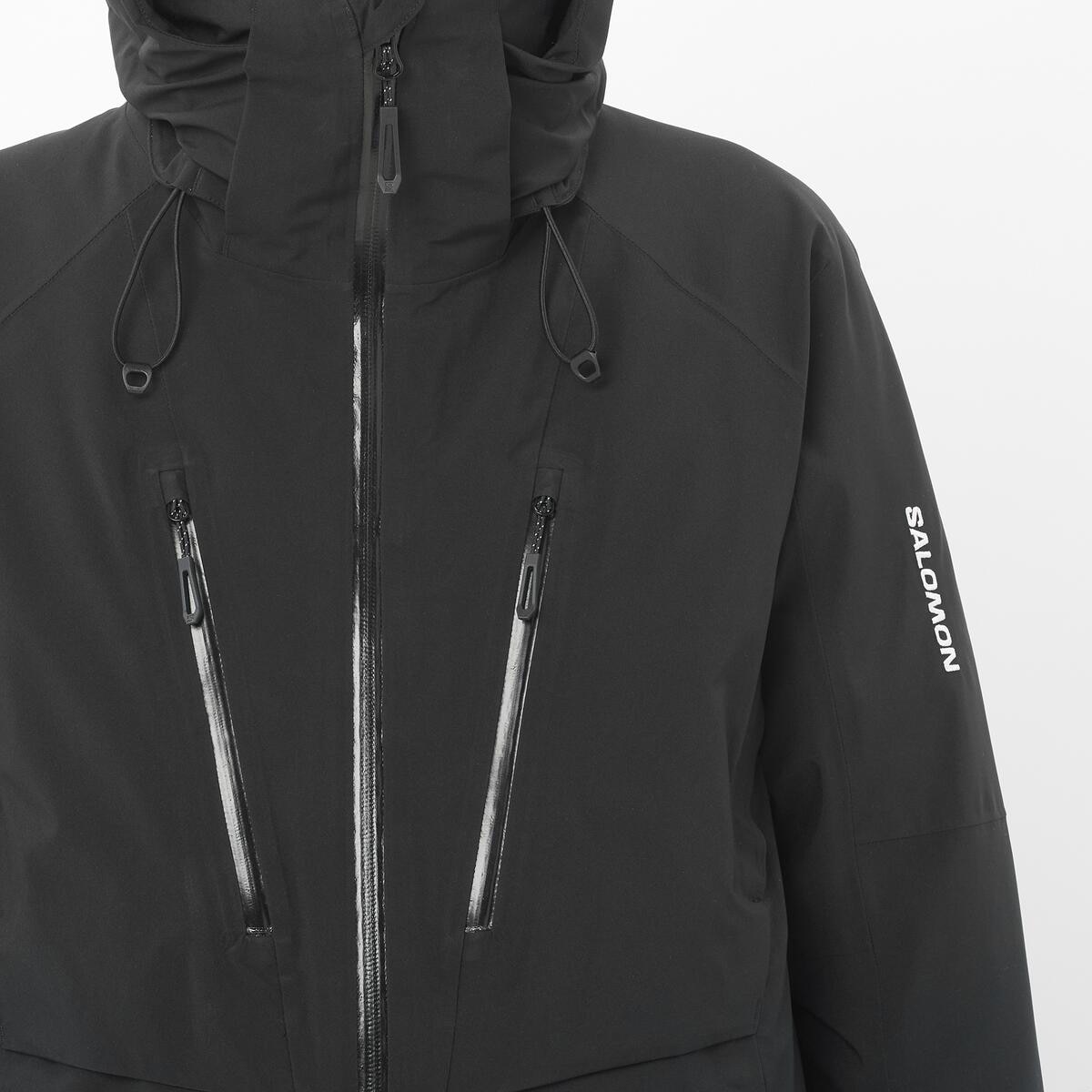 Chaqueta aislada con capucha para mujer BRILLIANT 2.0 JACKET W SALOMON - Negro Negro-4