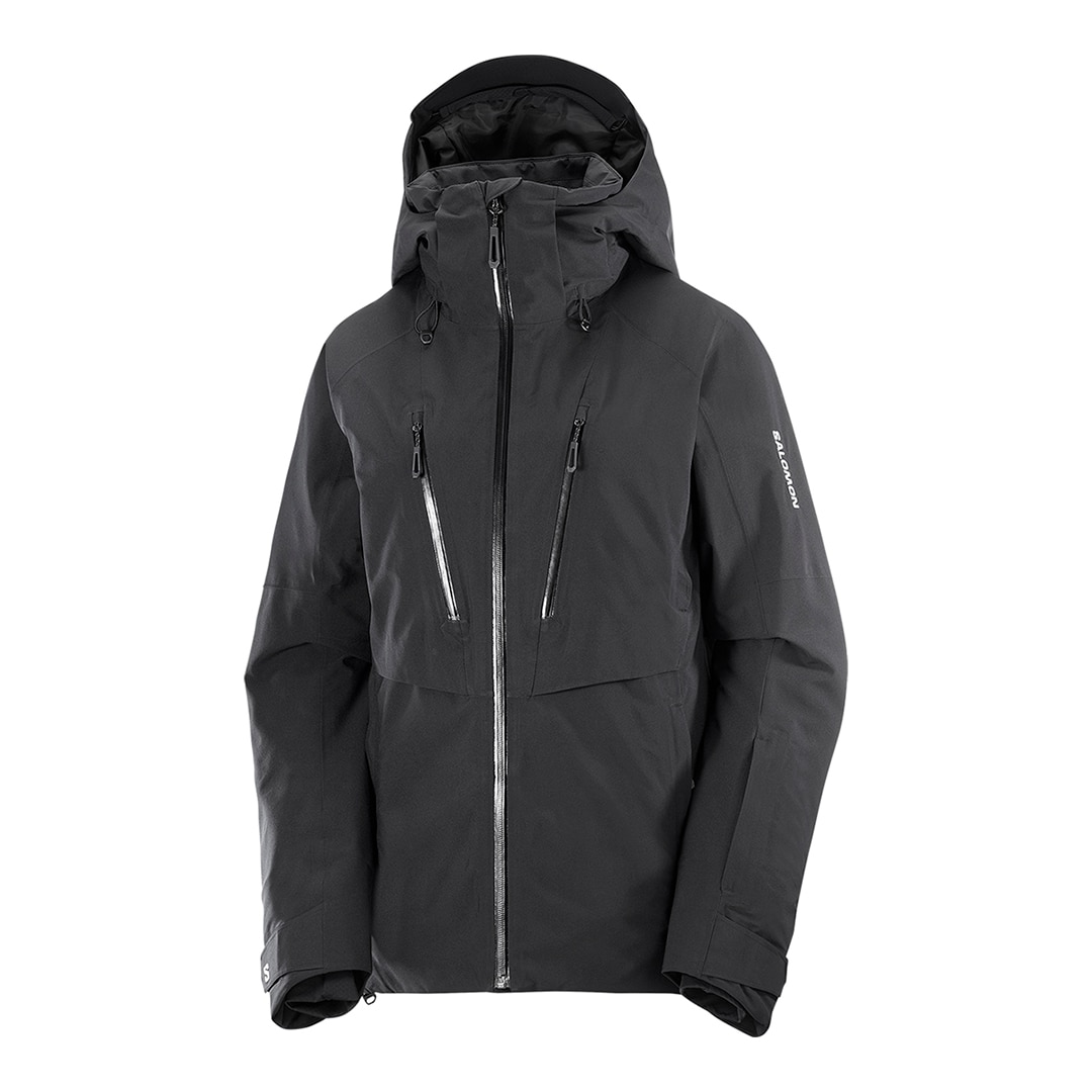 Chaqueta aislada con capucha para mujer BRILLIANT 2.0 JACKET W SALOMON - Negro Negro-6