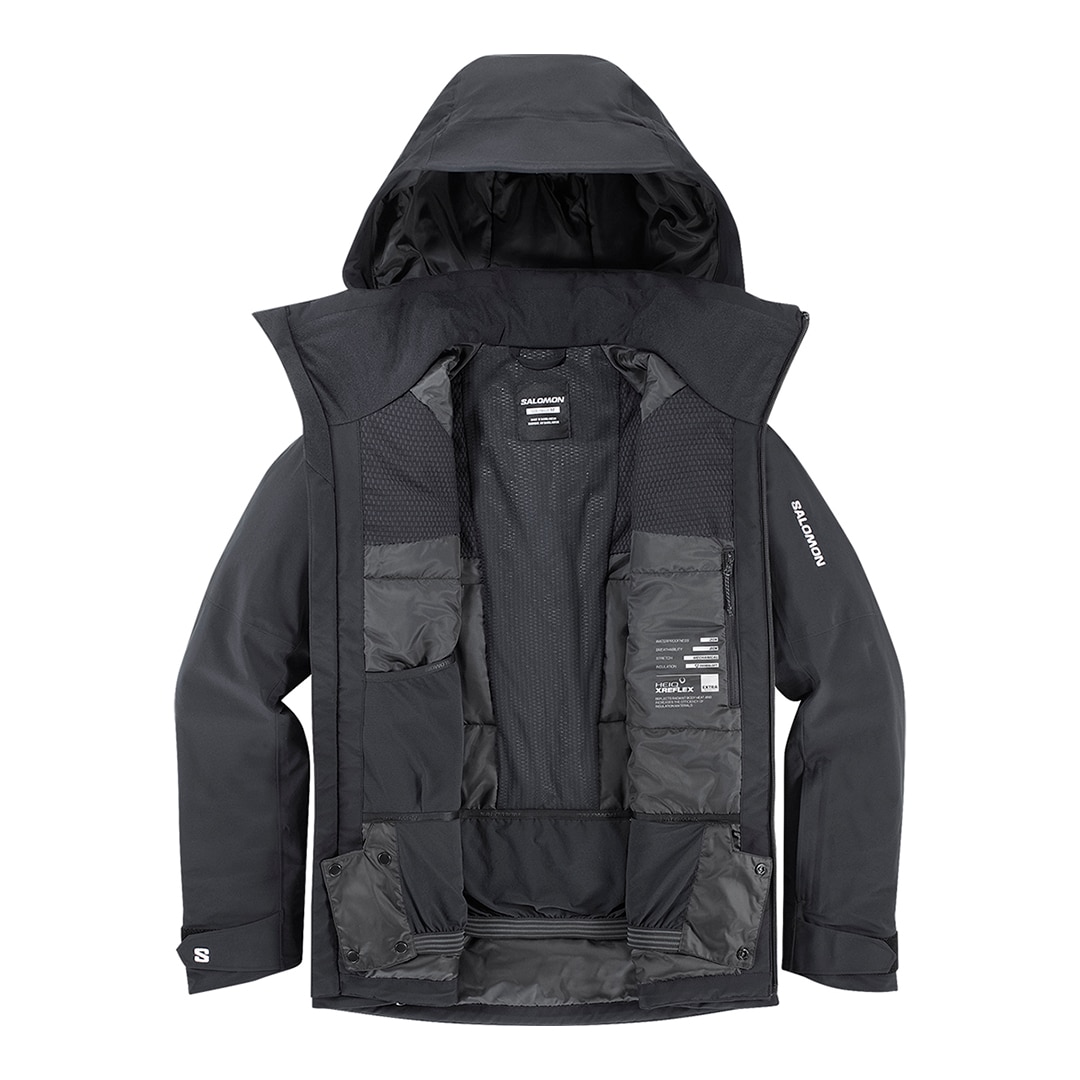 Chaqueta aislada con capucha para mujer BRILLIANT 2.0 JACKET W SALOMON - Negro Negro-7