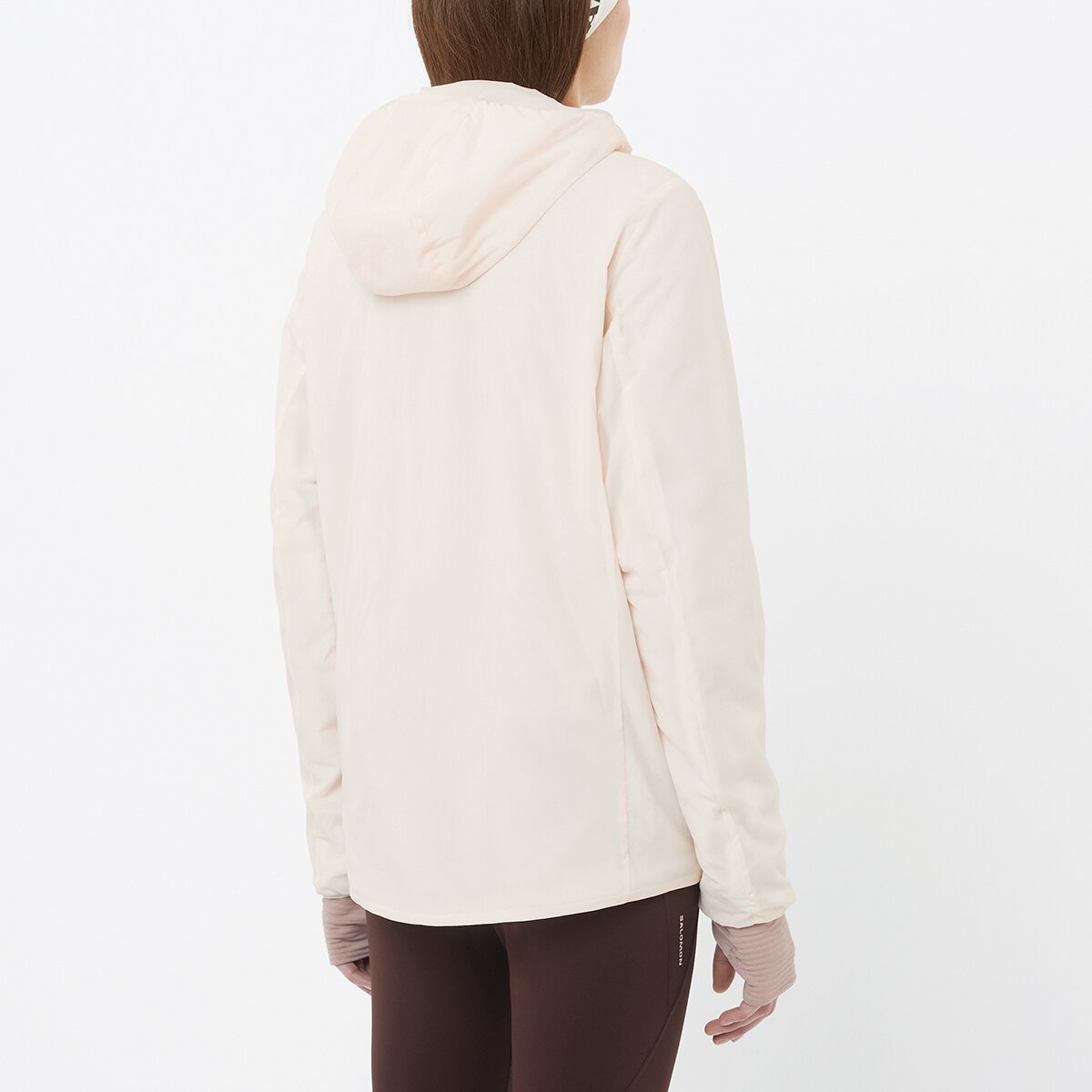 Chaqueta aislada con capucha para mujer MOUNTAIN FLEX JKT HD W SALOMON - Blanco Blanco-3