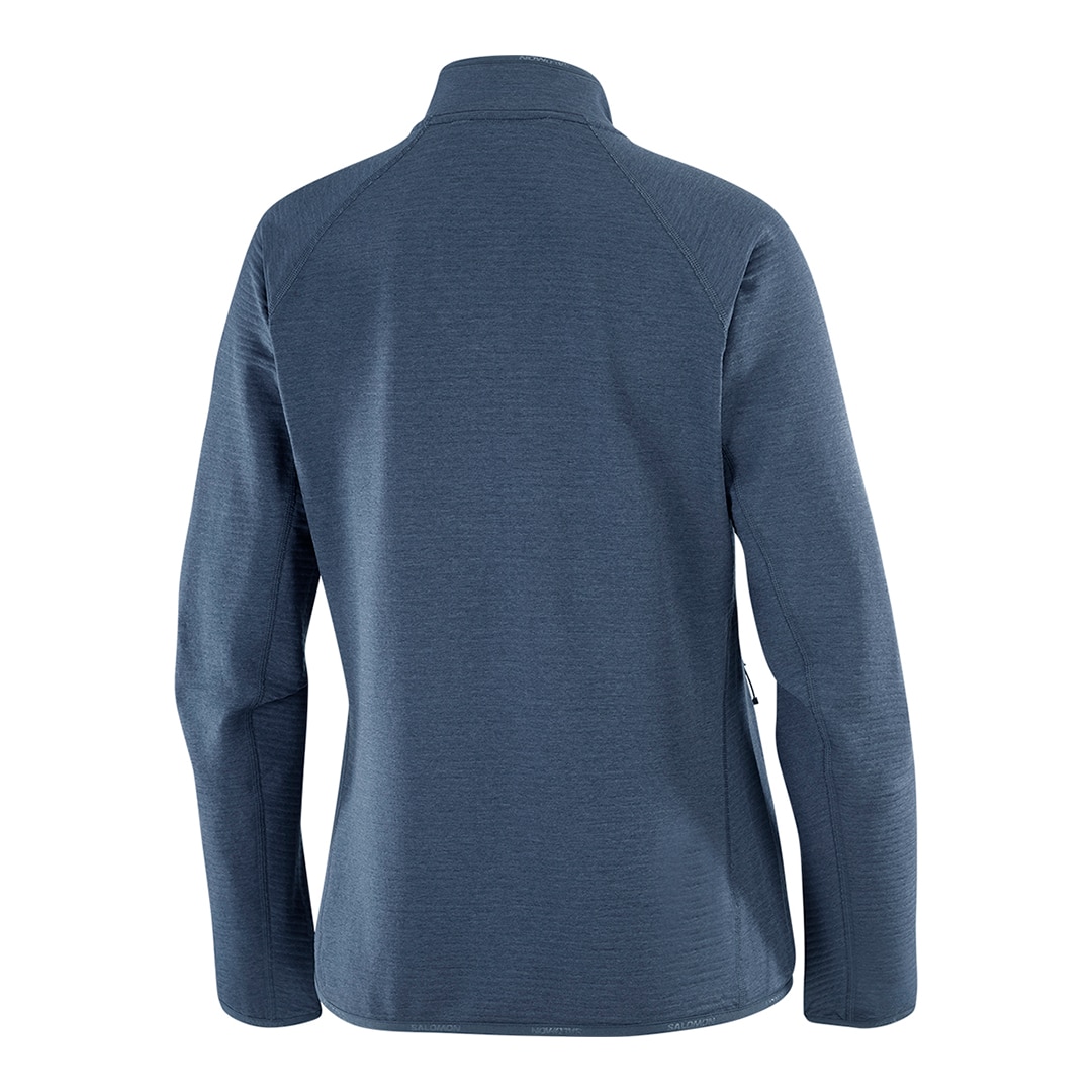 Chaqueta intermedia de cremallera completa para mujer SNTIAL LIGHTWARM FZ W SALOMON - Gris Gris-6