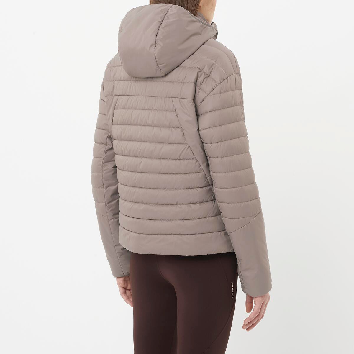 Chaqueta aislada con capucha para mujer RFLX HD JKT W SALOMON - Rojo Rojo-2