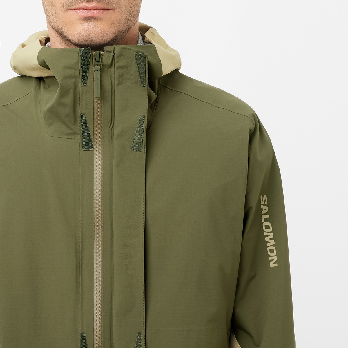 Imagen 8 de Chaqueta shell para hombre OUTERPATH PRO 2.5L JKT M SALOMON - Gris Gris