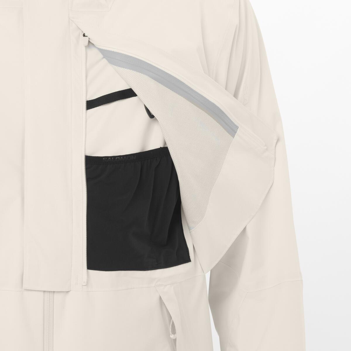 Chaqueta shell para hombre OUTERPATH PRO 2.5L JKT M SALOMON - Blanco Blanco-3