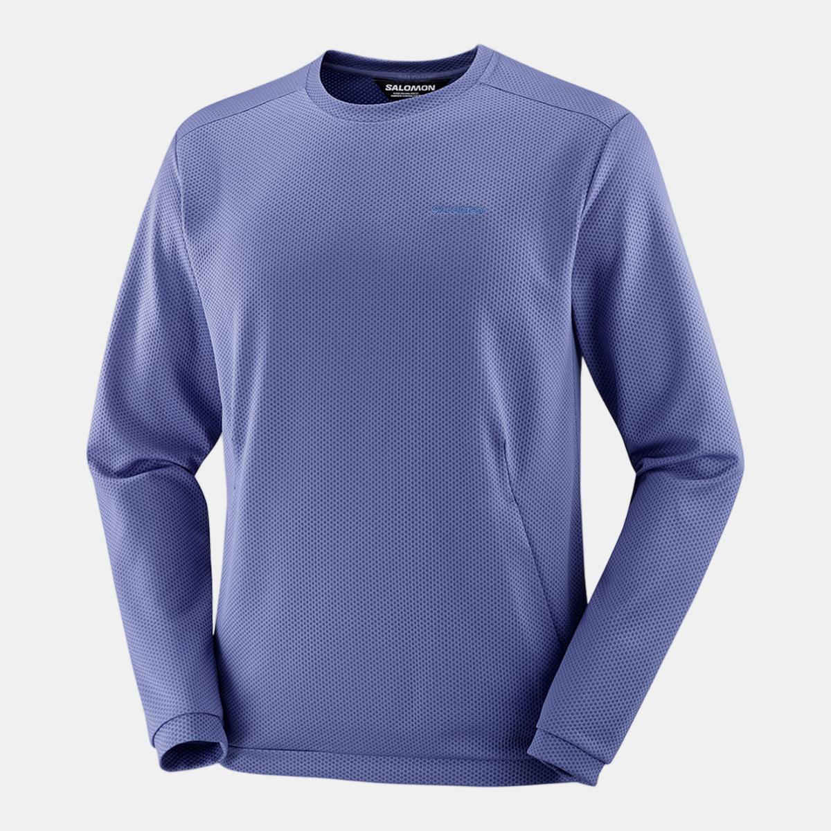 Imagen 0 de Sudadera de cuello caja para hombre MOTOMESH CREWNECK M SALOMON Azul