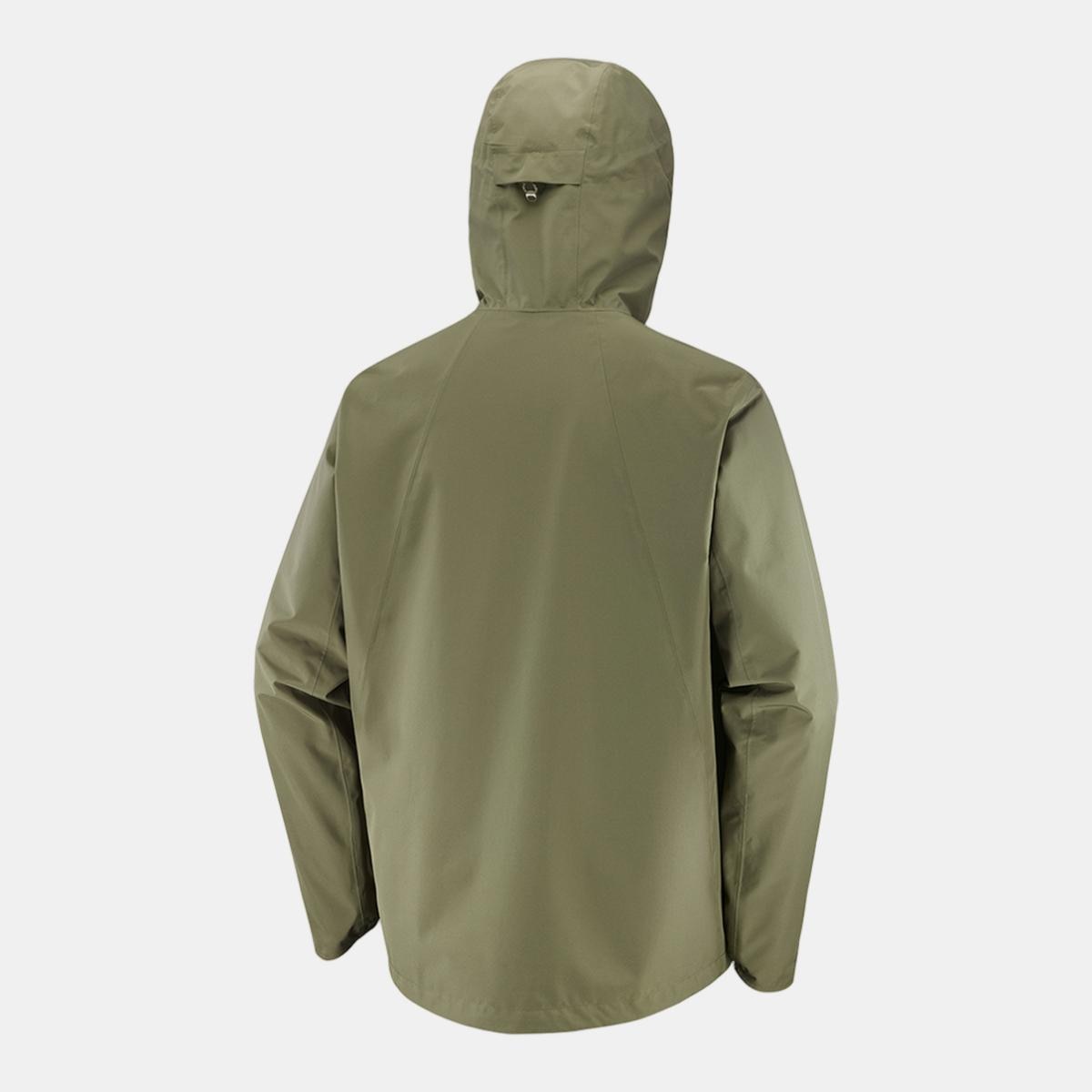 Imagen 2 de Chaqueta shell para hombre OUTSCAPE 2L JACKET SOL M SALOMON - Verde Verde