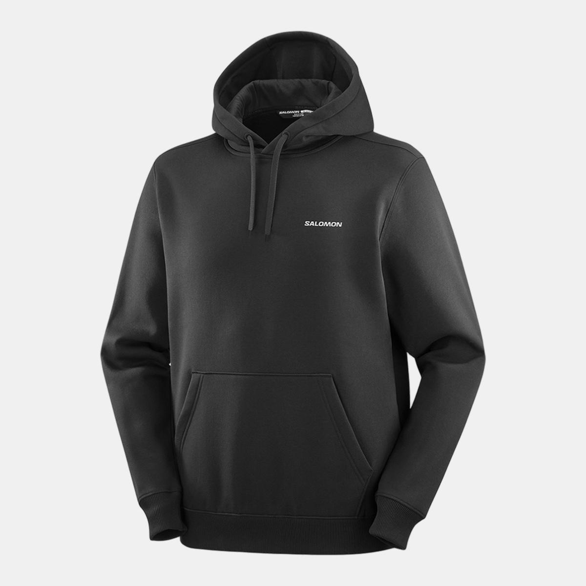 Imagen 0 de Sudadera con capucha para hombre CHEST LOGO HOODIE M SALOMON Negro