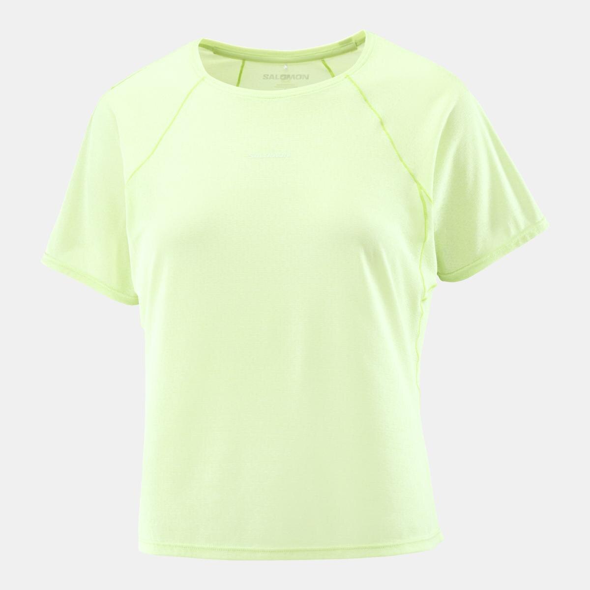 Imagen 0 de Camiseta de manga corta para mujer SHKout AIR CROPP SS TEE W SALOMON Verde