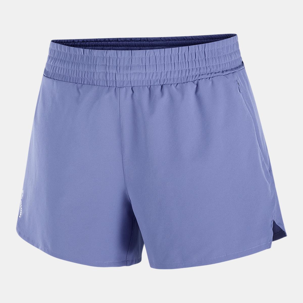 Salomon Pantalón corto para mujer SHKout CORE SHORTS 4" W Azul