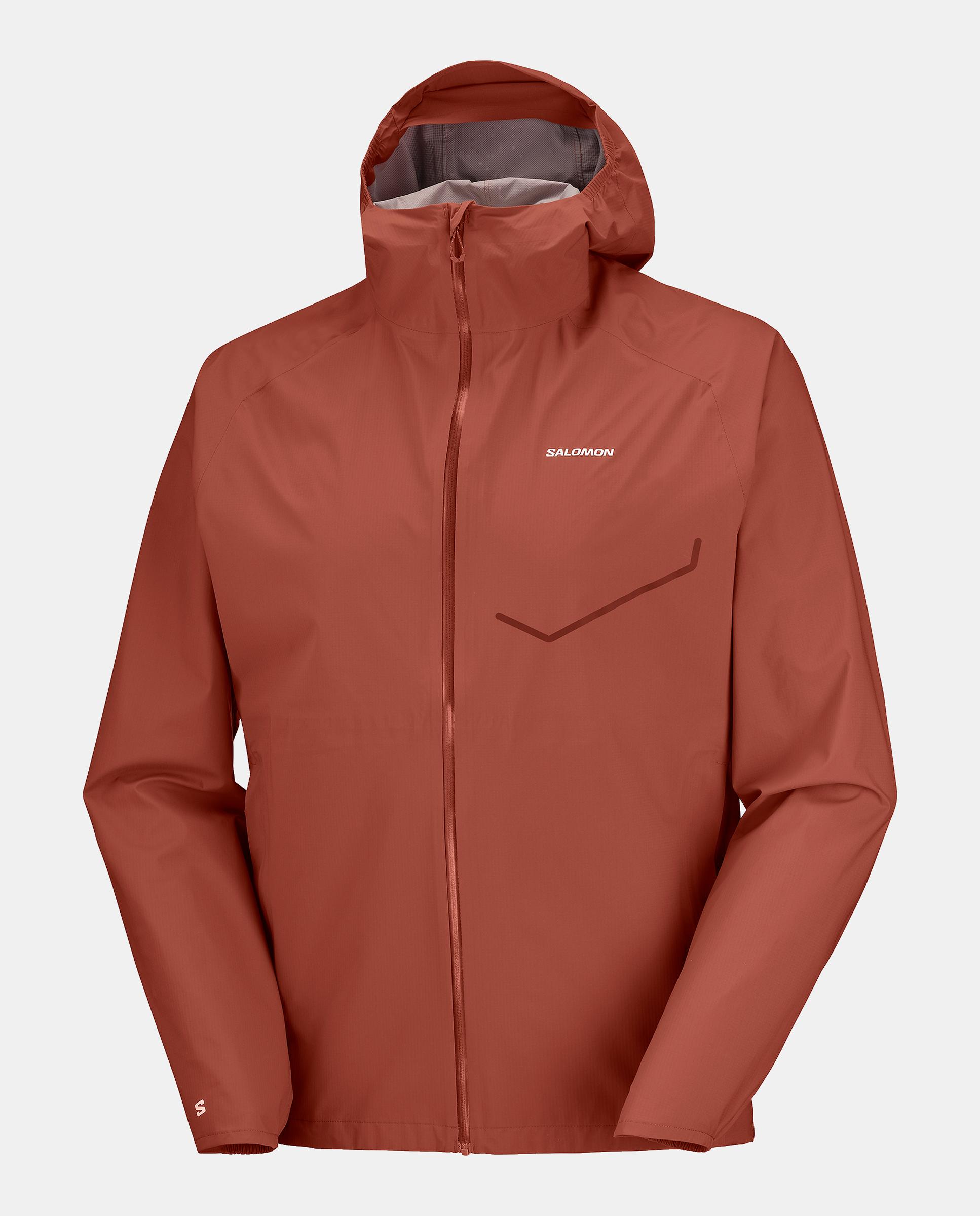 Salomon Chaqueta para hombre BONATTI WATERPROOF JKT M Marrón