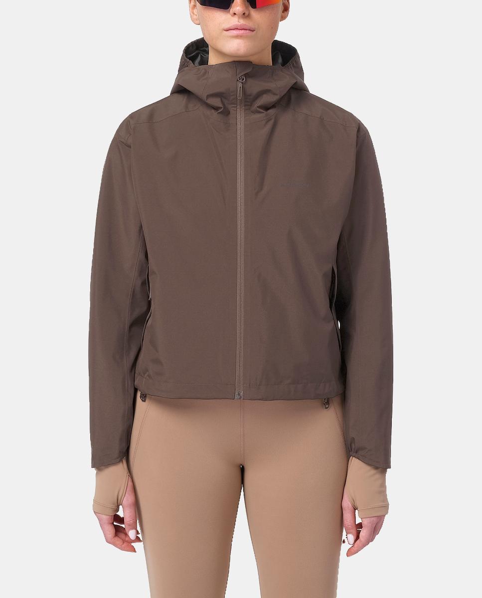 Chaqueta shell para mujer OUTSCAPE 2L SHORT JKT S W Salomon - Marrón Marrón-1