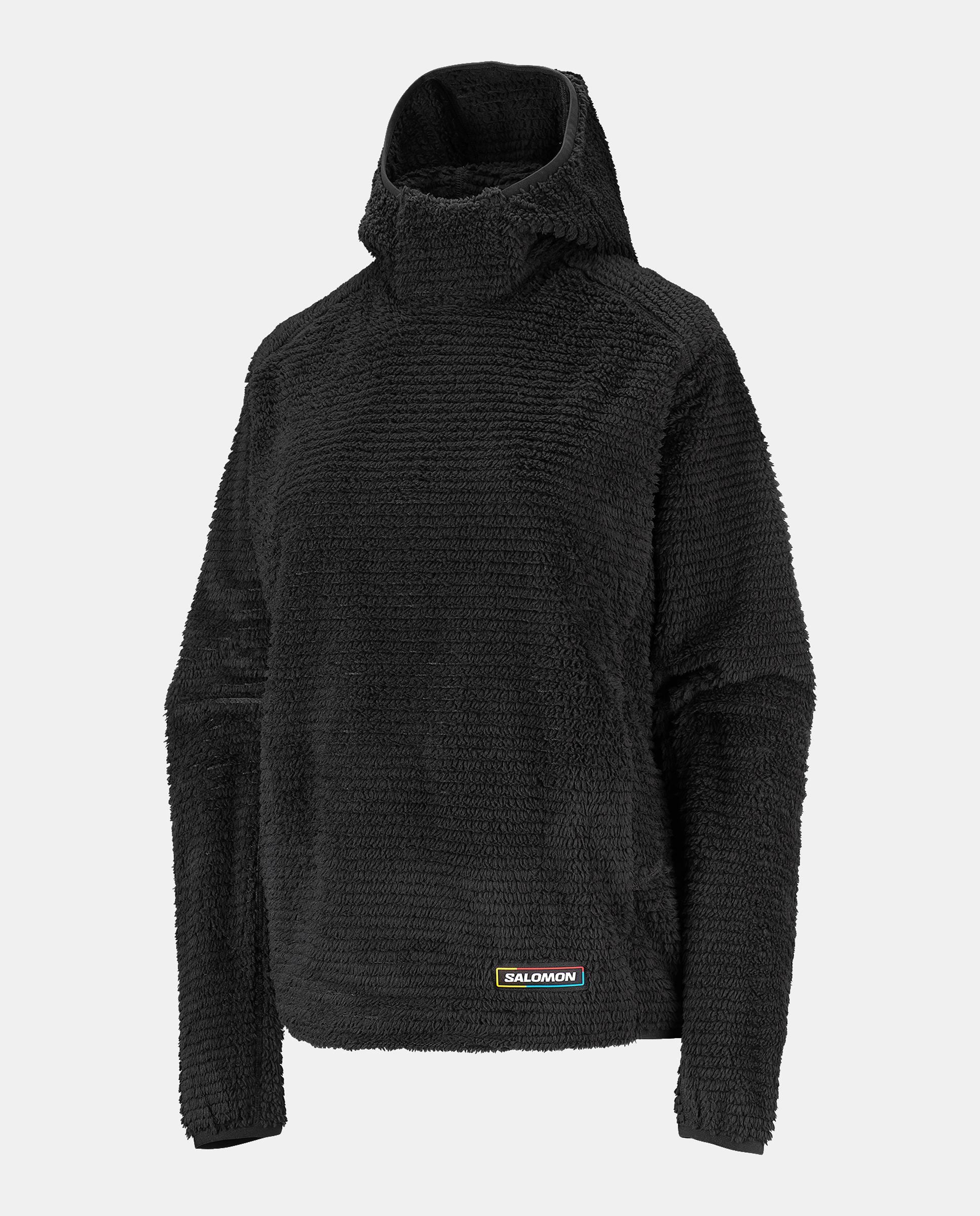 Sudadera con capucha para mujer THERNOVA FLEECE HD W Salomon - Negro Negro-3