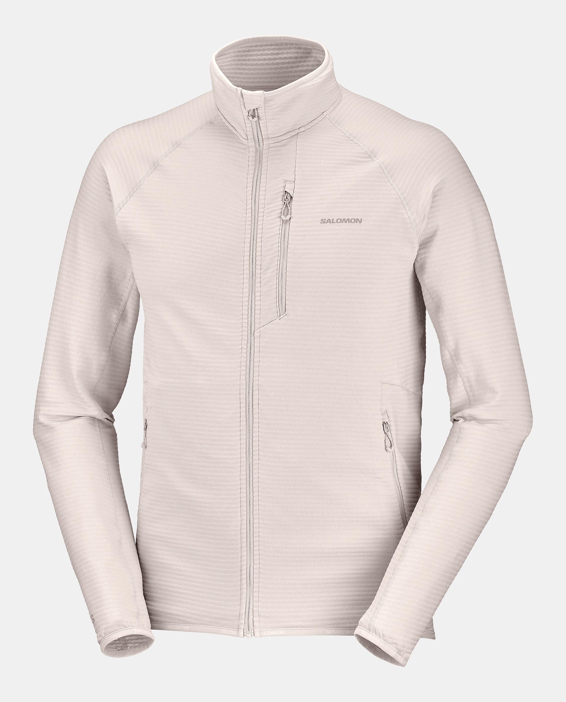 Imagen 0 de Chaqueta intermedia de cremallera completa para hombre SNTIAL LIGHTWARM FZ M SALOMON Blanco