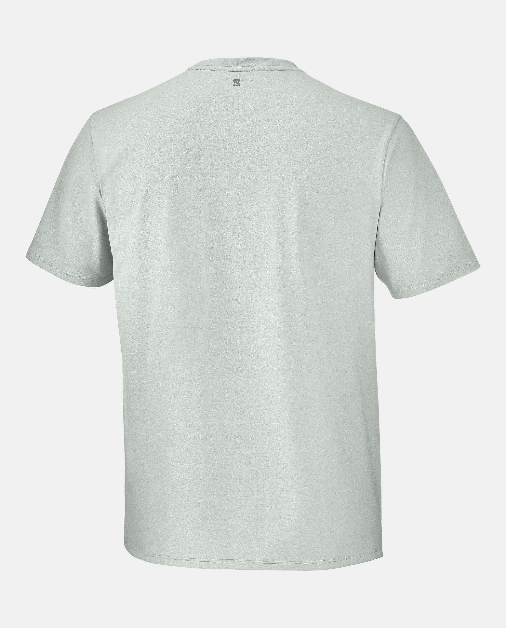 Camiseta de manga corta para hombre TRACKLINE SS TEE M SALOMON - Verde Verde-2