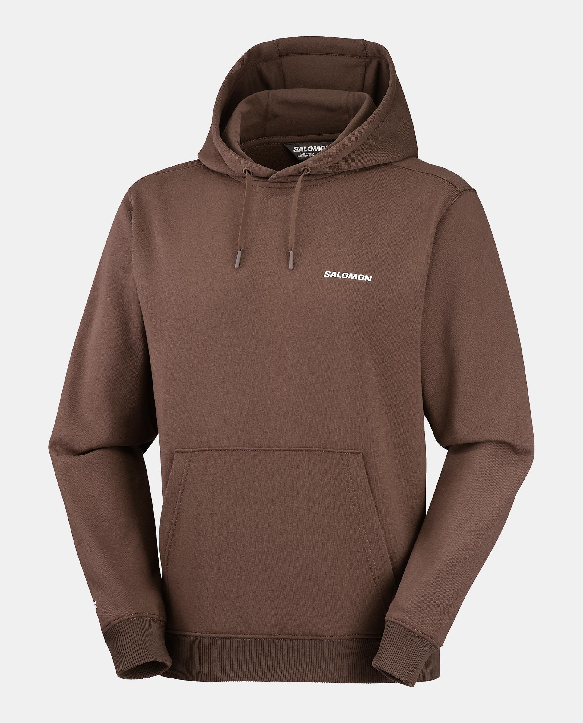 Imagen 0 de Sudadera con capucha para hombre CHEST LOGO HOODIE M SALOMON Marrón