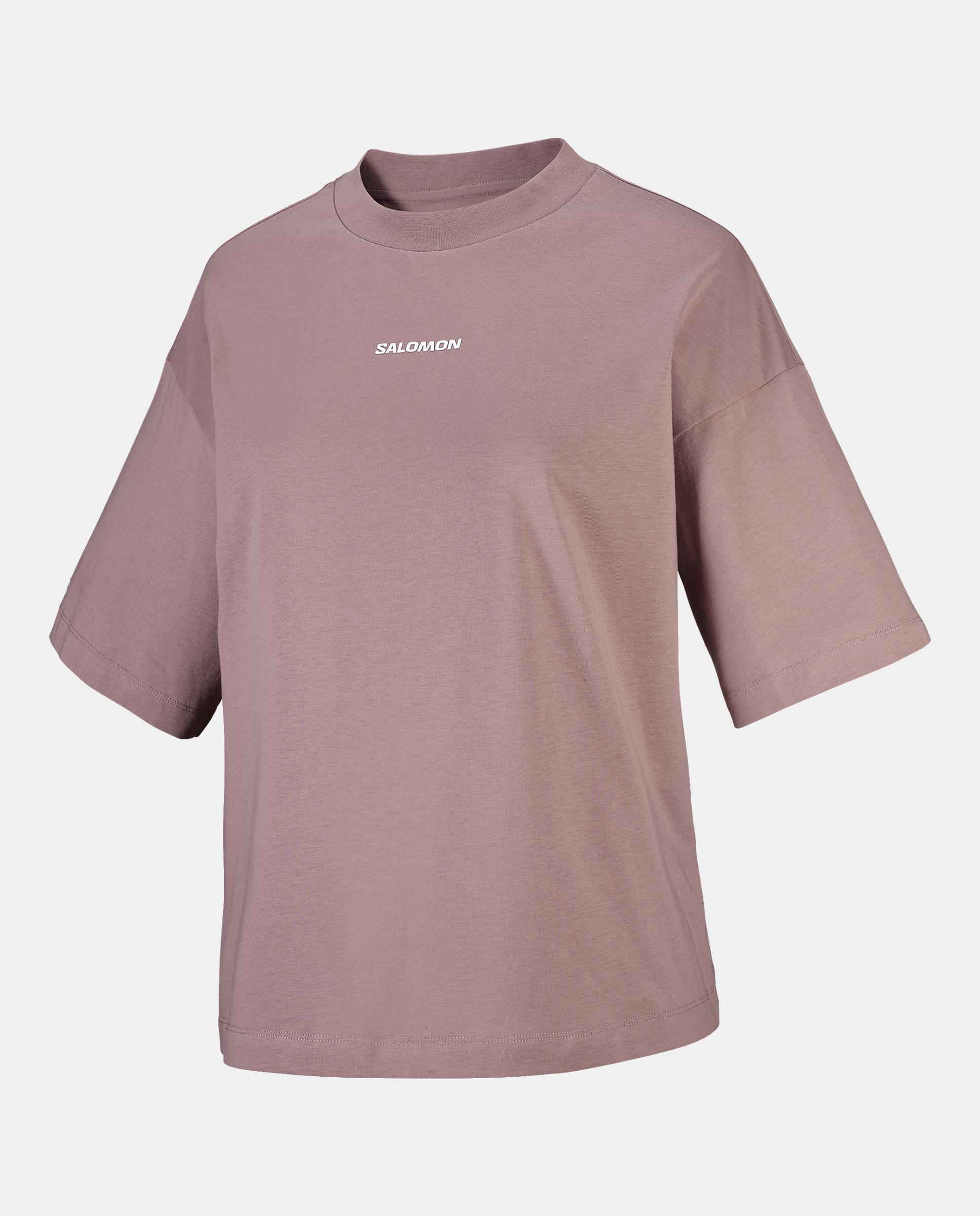 Imagen 0 de Camiseta de manga corta para mujer LOGO SS TEE W SALOMON Marrón