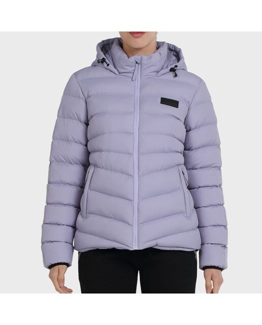 Anorack Parka de mujer Zoe John Smith - Gris Lavanda-1