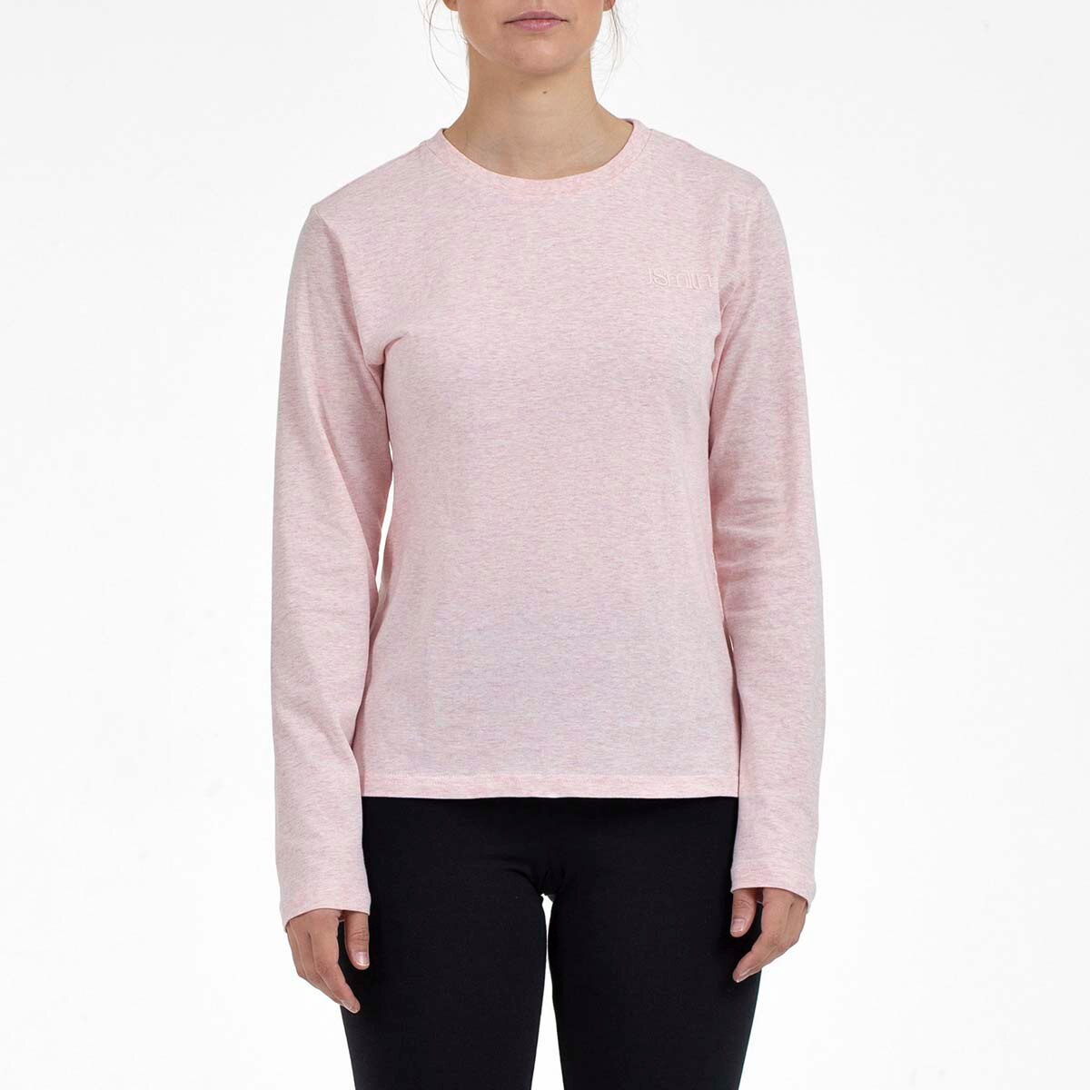 Camiseta M/Larga de Mujer Jelga Ml - Rosa pastel Rosa pastel-1