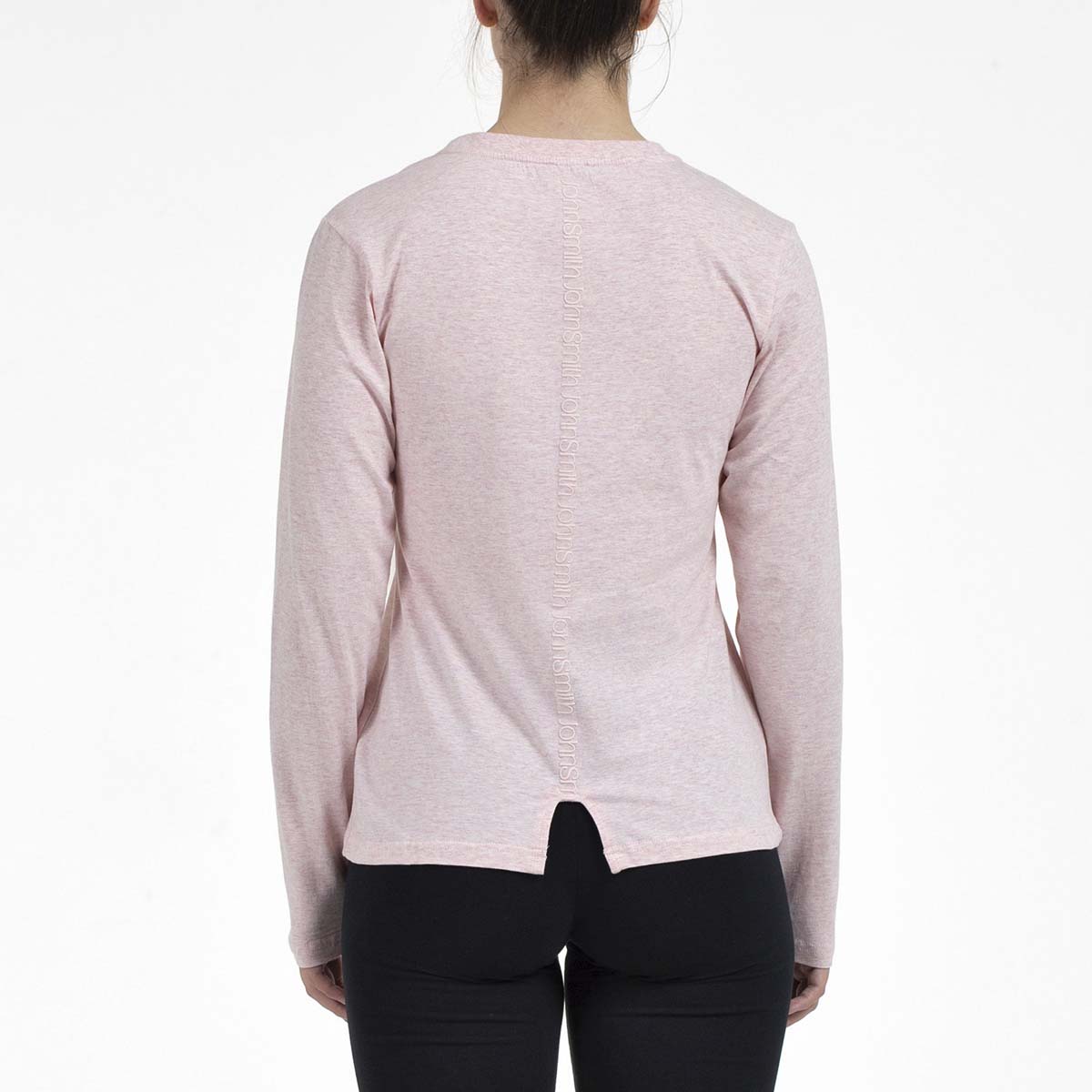 Camiseta M/Larga de Mujer Jelga Ml - Rosa pastel Rosa pastel-4