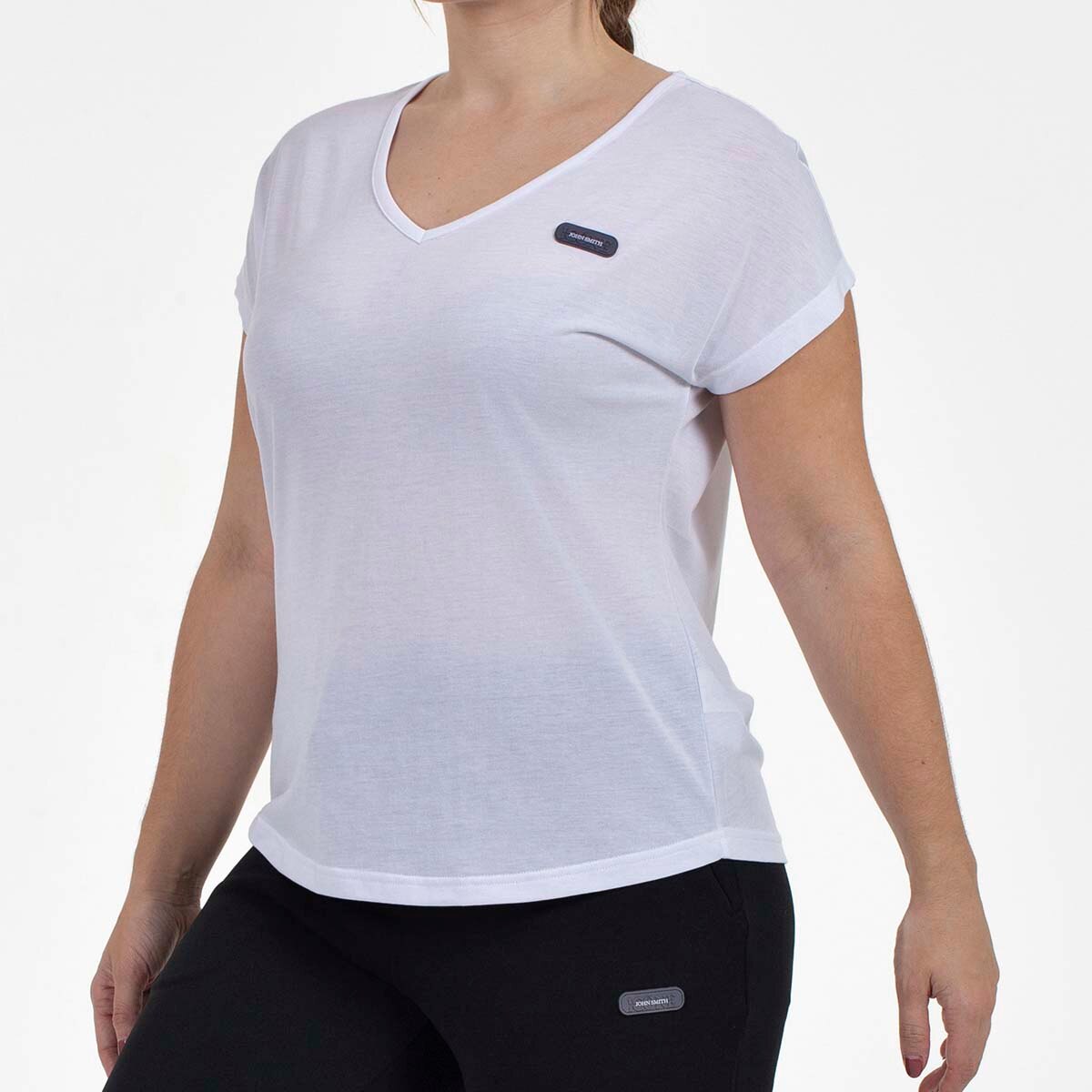 Camiseta M/Larga de Mujer Darlin - Blanco Blanco-2