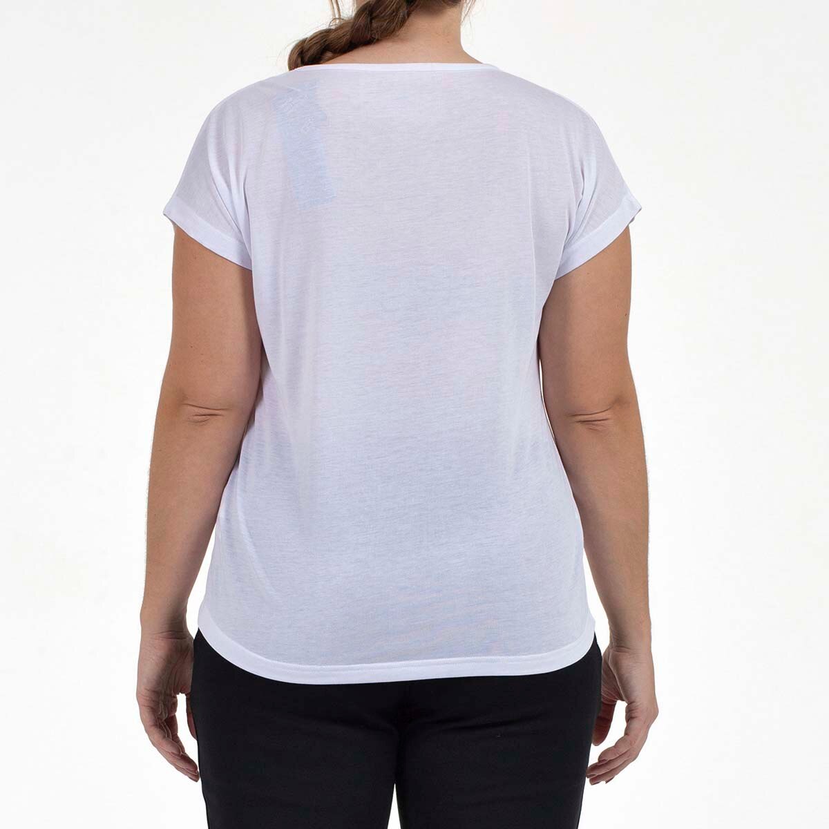 Camiseta M/Larga de Mujer Darlin - Blanco Blanco-4