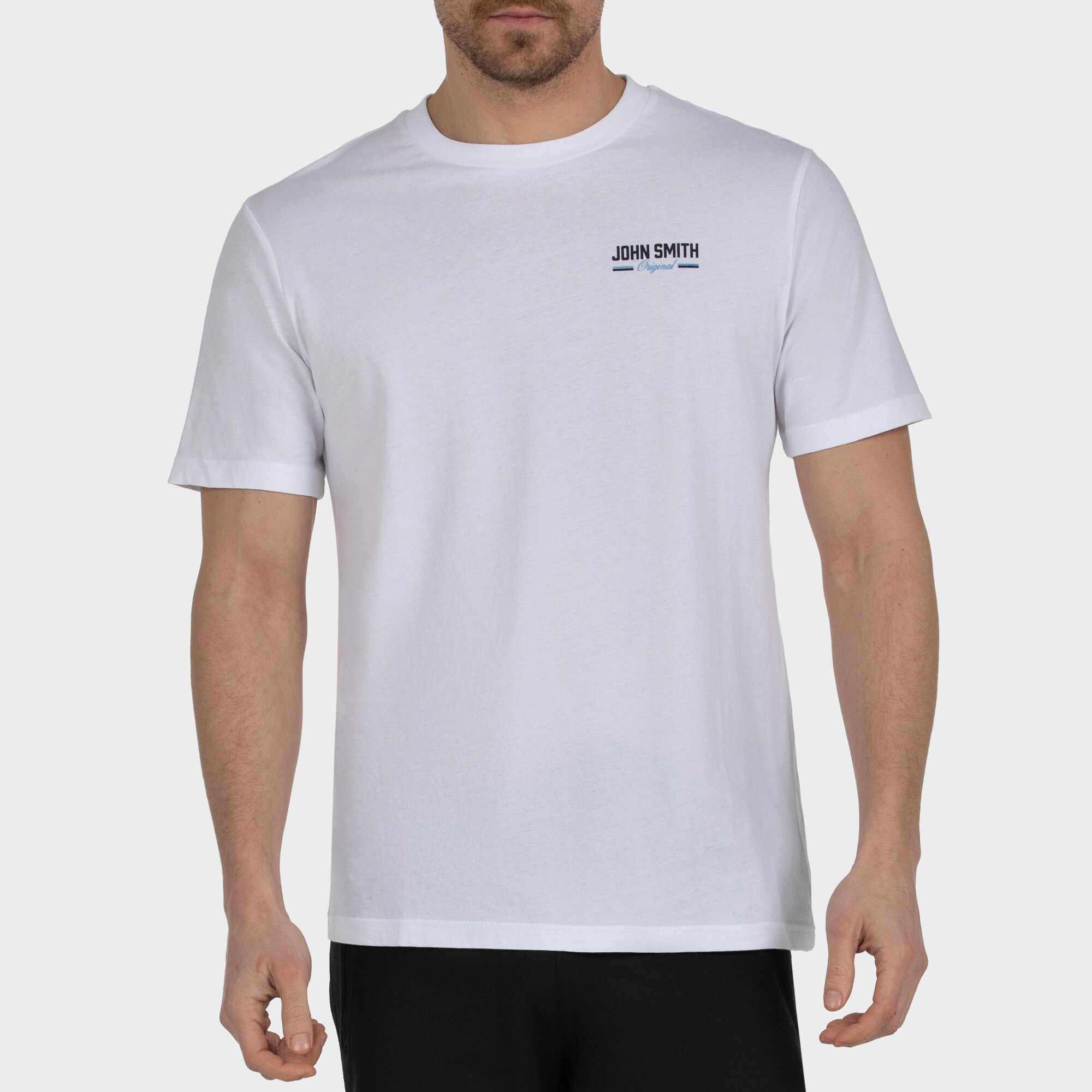 John Smith Camiseta M/C Hombre CEDILLO BLANCO Blanco