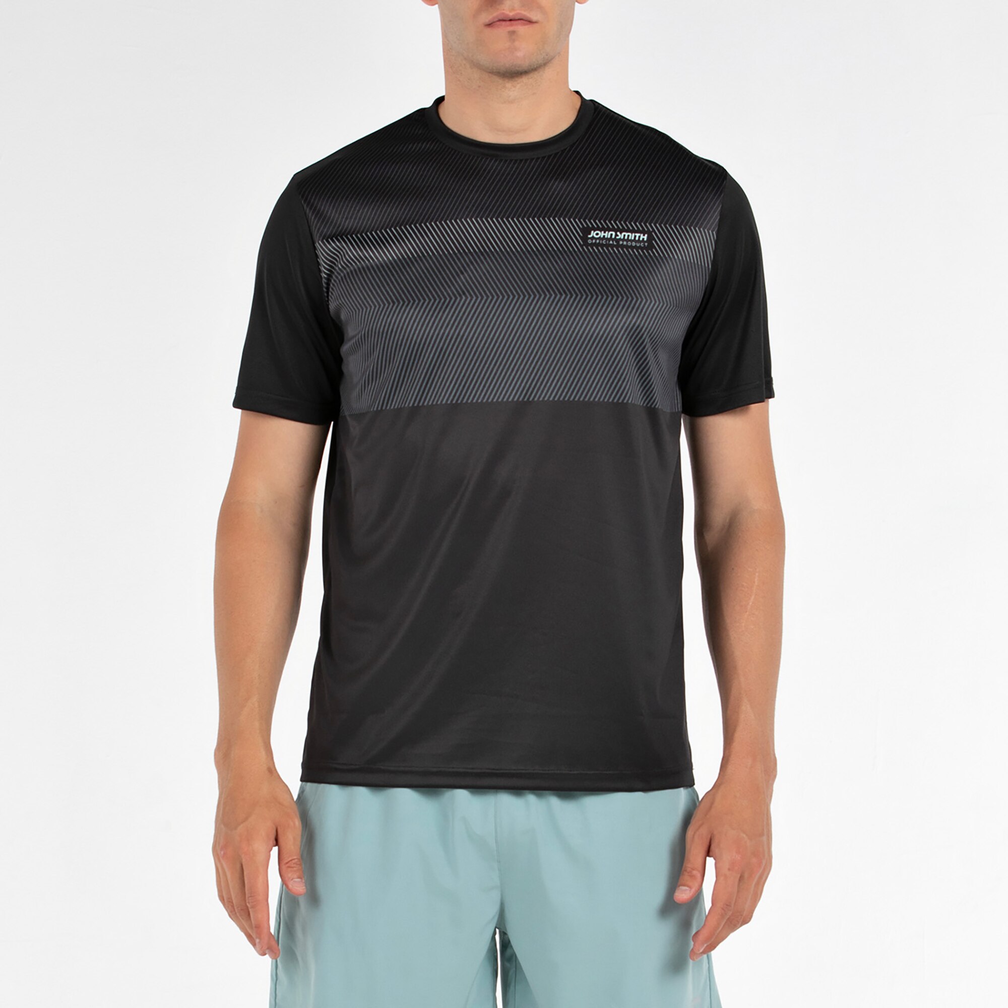 John Smith Camiseta M/C Hombre BROVE NEGRO Negro