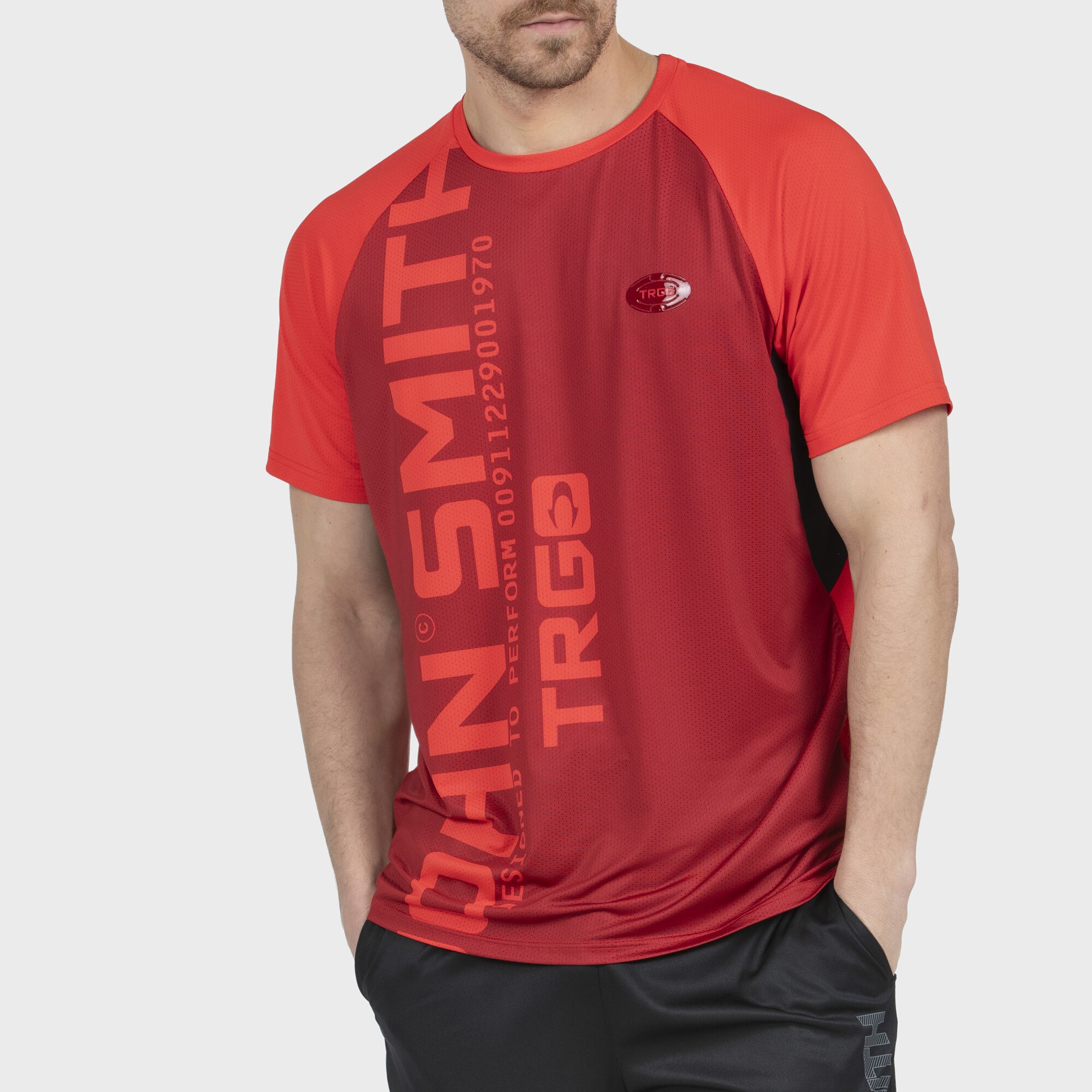 Camiseta M/C Hombre TILLOR CARMESI John Smith - Carmesí Carmesí-5