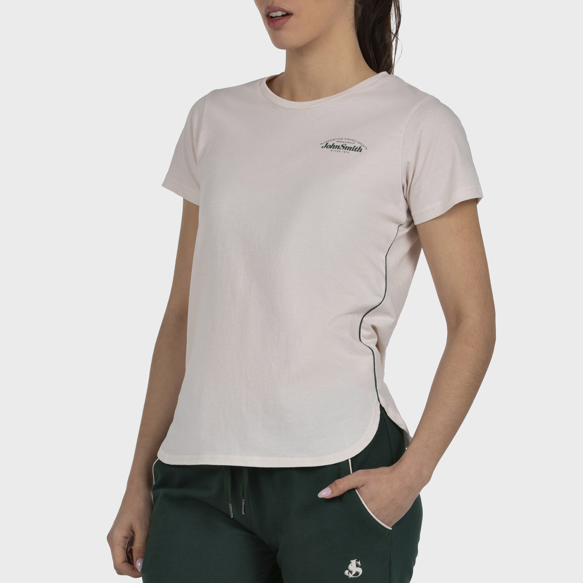 Camiseta M/C Mujer KAL CRUDO John Smith - Natural Natural-2
