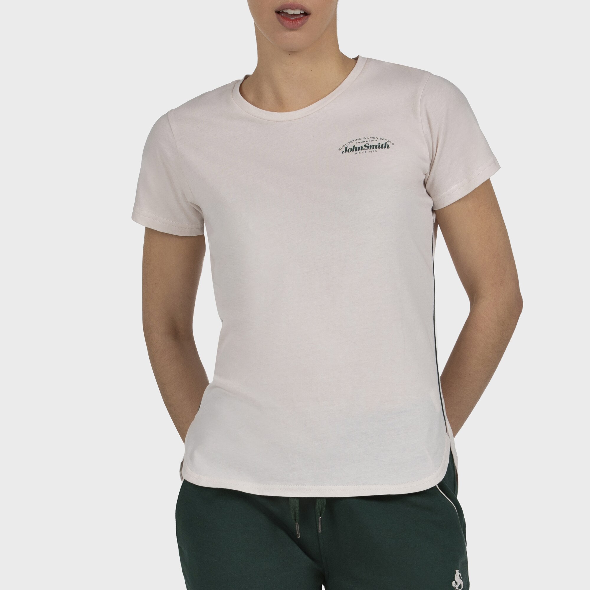 Camiseta M/C Mujer KAL CRUDO John Smith - Natural Natural-5