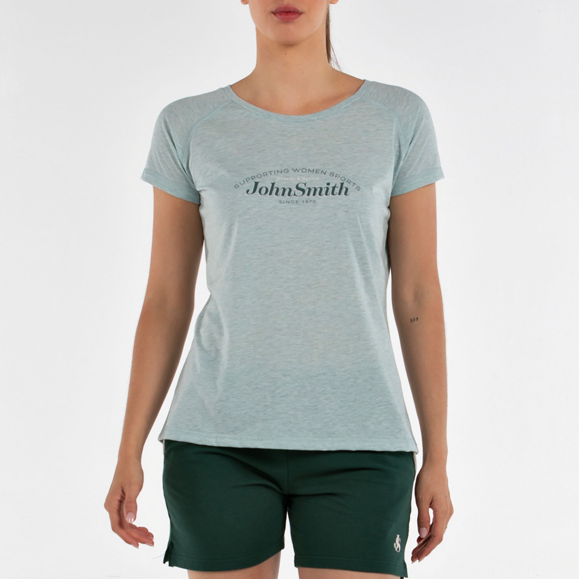 John Smith Camiseta M/C Mujer KOIT EUCALIPTO VIGORE Eucalipto