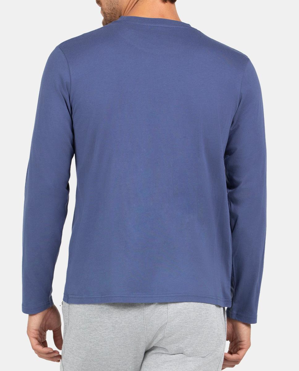 Camiseta M/L Hombre BARZA JOHN SMITH - Azul Azul-4