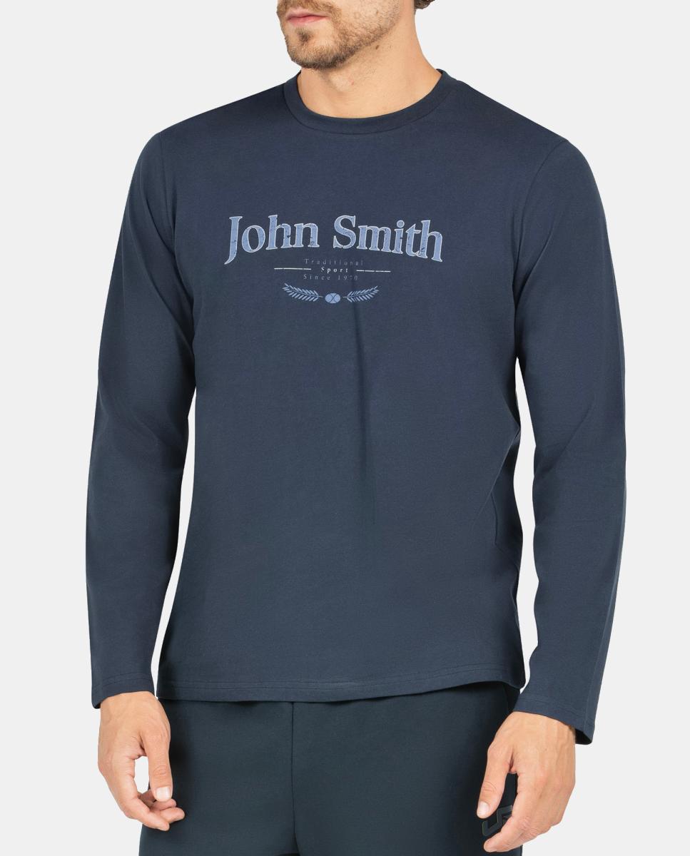 John Smith Camiseta M/L Hombre BARZA Azul