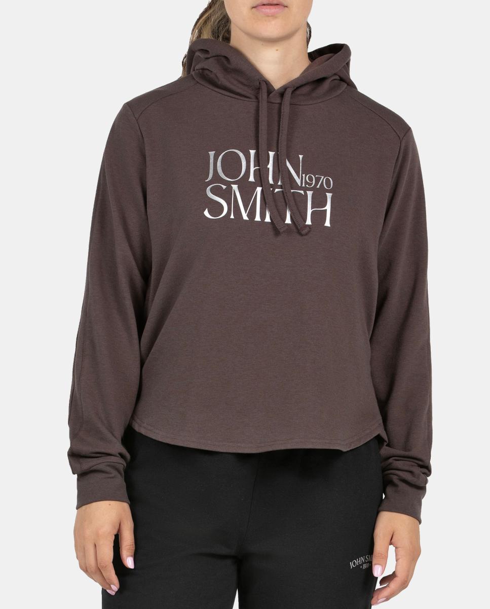 John Smith Sudadera Mujer FLAS Marrón