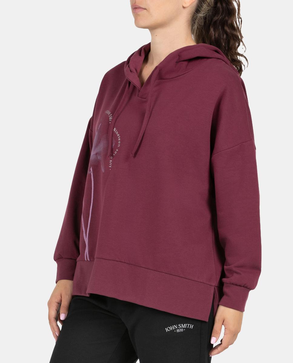 Sudadera Mujer FRIDA JOHN SMITH - Rojo Rojo-2