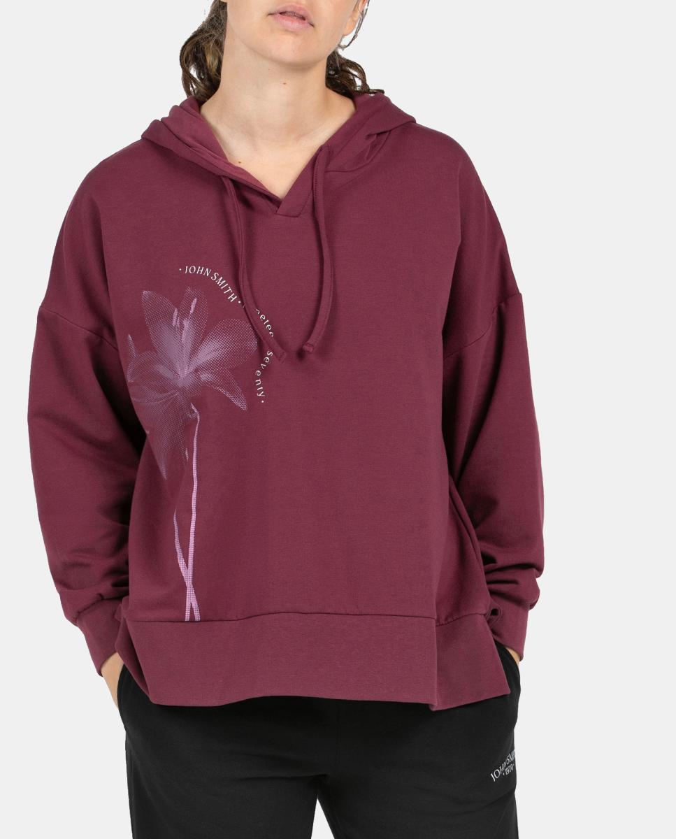 Sudadera Mujer FRIDA JOHN SMITH - Rojo Rojo-5