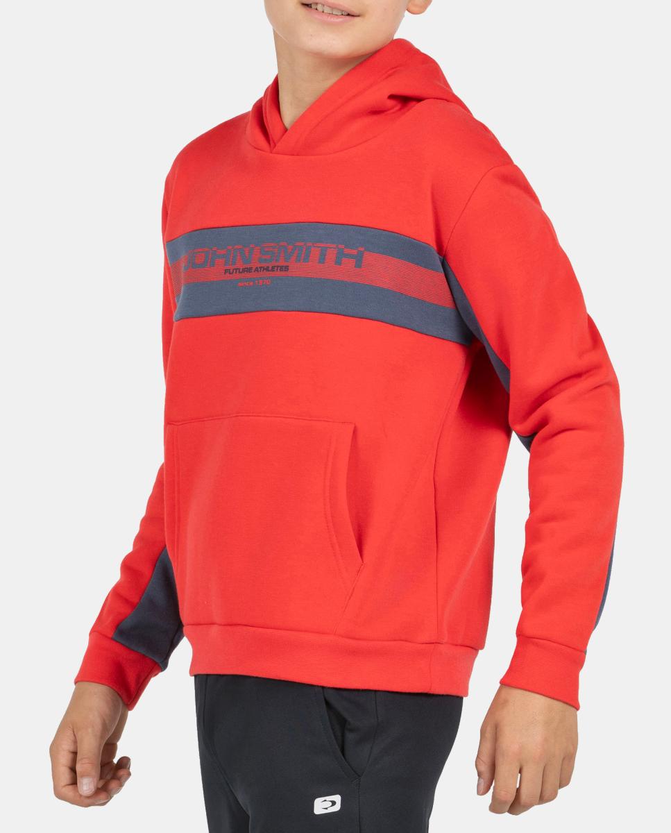 Sudadera Niño BALDIO JOHN SMITH - Rojo Rojo-2