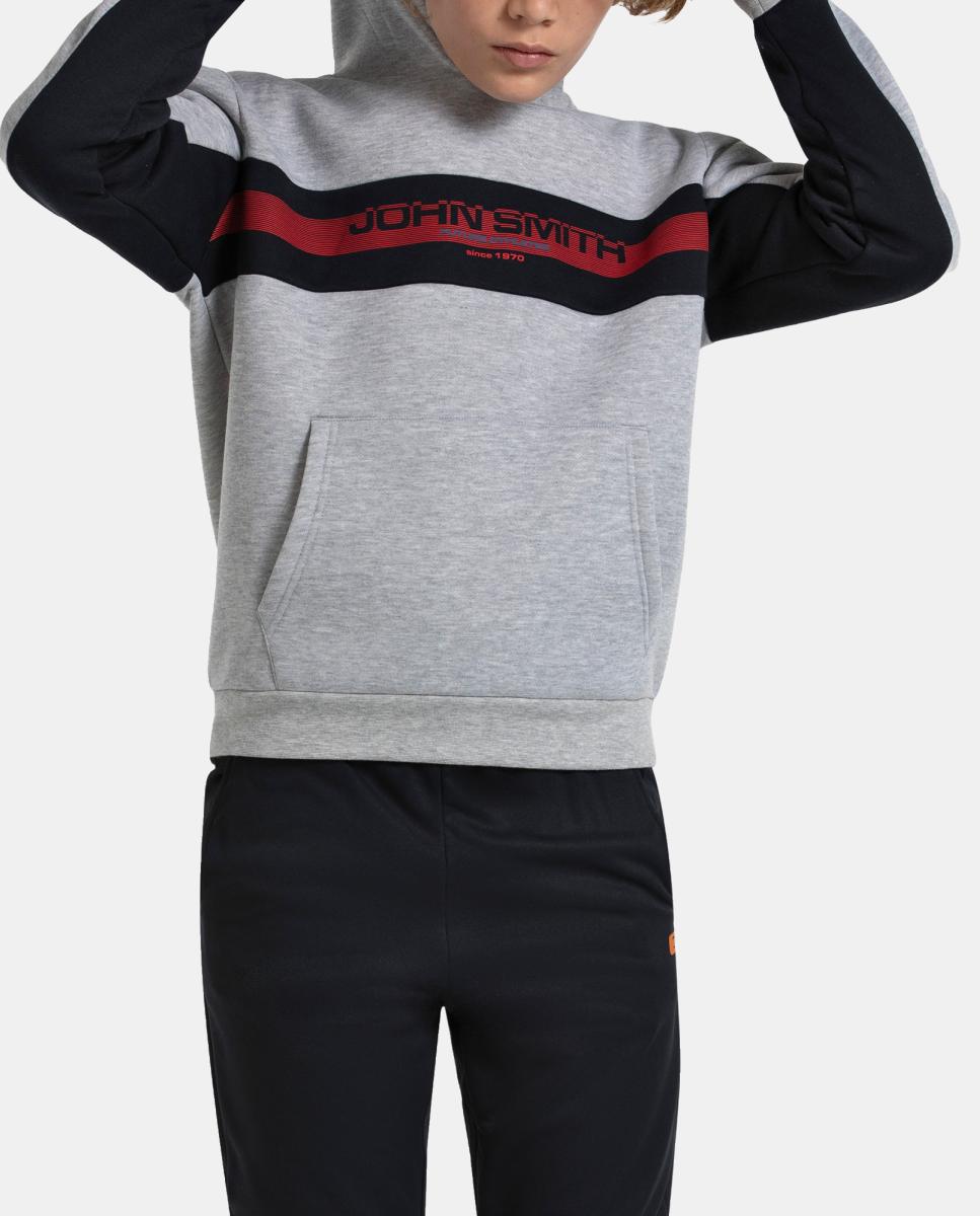 Sudadera Niño BALDIO JOHN SMITH - Gris Gris-5