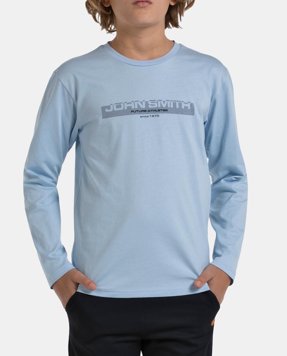 Camiseta M/L Niño BARQUIL ML JOHN SMITH - Azul Azul-1